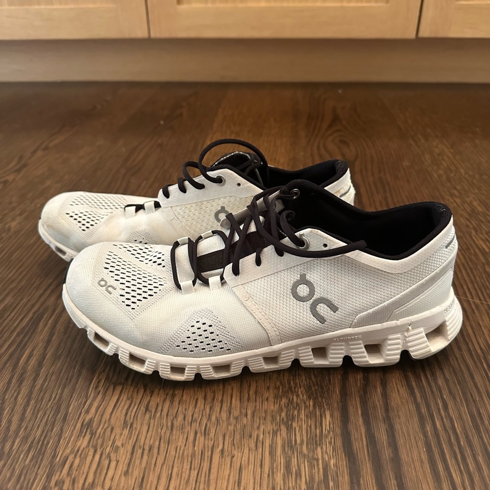 Black and White On Running Shoe size 9.5
